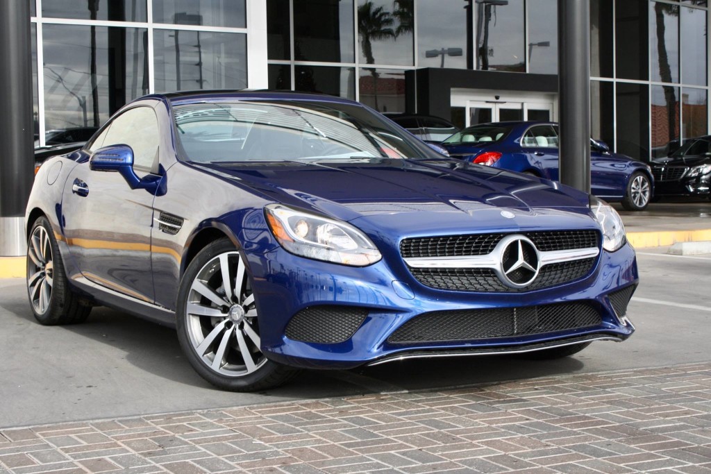 Blue 2017 Mercedes-Benz SLC
