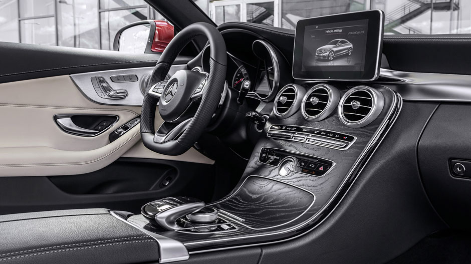 C-Class coupe interior