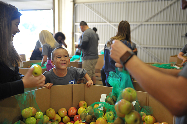 Fun at the Food Bank