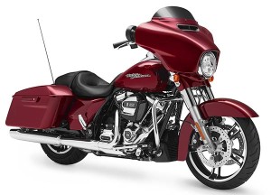 For 2017, the Milwaukee-Eight 107 (107 cubic inches, 1,750cc) with precision oil cooling will power the the Street Glide, Street Glide Special (shown above), Road Glide, Road Glide Special, Electric Glide Ultra Classic, Road King and Freewheeler models.