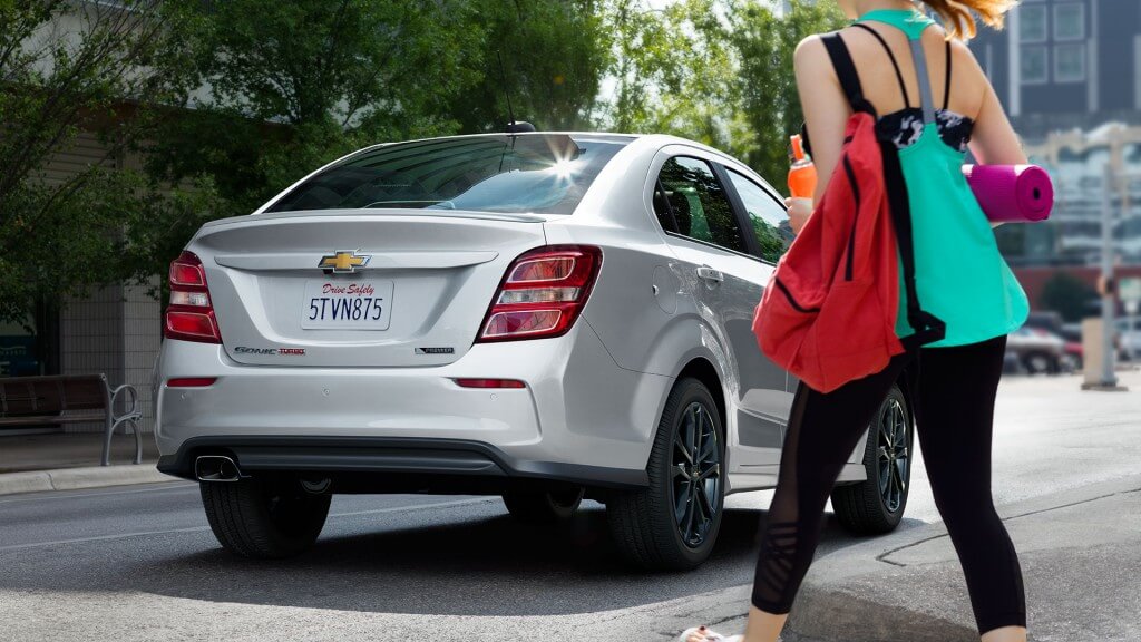 2017 Sonic Cruze Cruze rear view