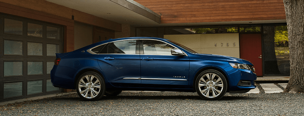 2017 Chevrolet Impala blue exterior