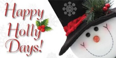 Holly Days Snowman Flyer